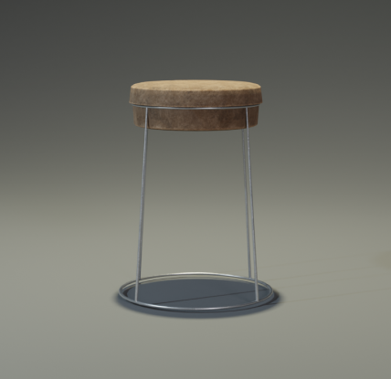 3D Model Barstool