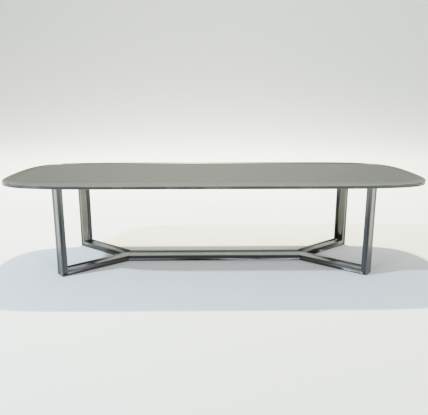 3D Model Metal Table